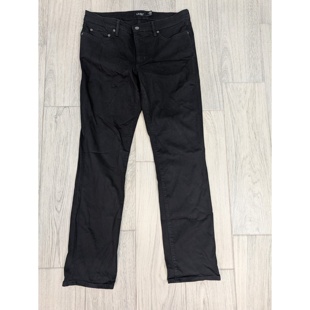 Ralph Lauren Jeans Womens Size 14 denim Black Label Modern skinny 34x31 337